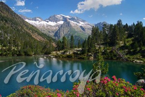 Paisajes- Lago Escarpinosa Pirineo, Panoramica